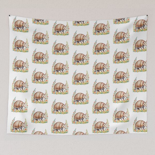 Item preview, Armadillo And Flowers designed and sold by TheAnimalZ00.