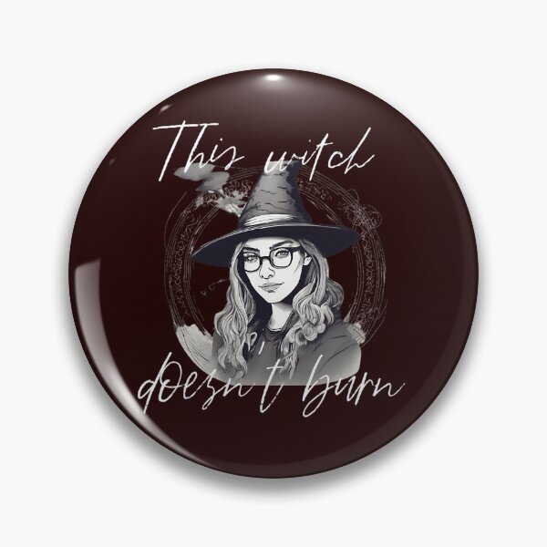 Item preview, This Witch Doesn't Burn - Feminist Slogan designed and sold by Vulivoje6969.