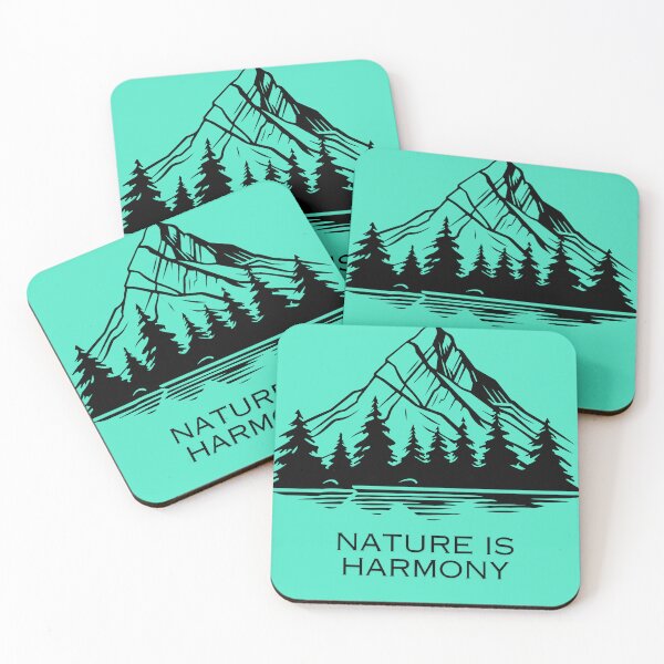 Item preview, mountain and forest - Nature is harmony designed and sold by PXEpic.