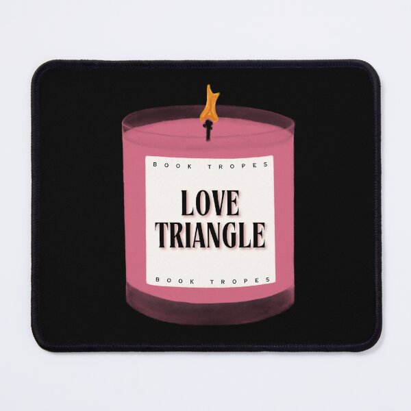 Item preview, Love Triangle Book Tropes Candle designed and sold by notastranger.