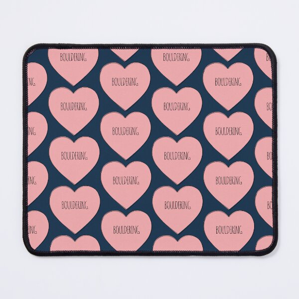 Item preview, I Heart Bouldering Pink designed and sold by MaryAller.