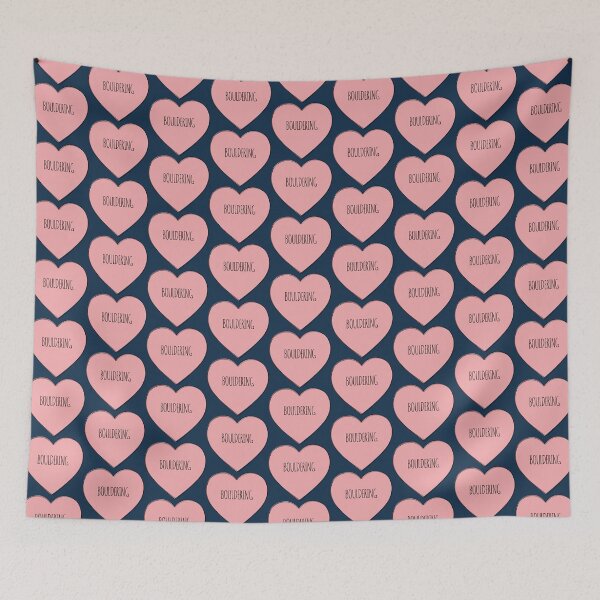 Item preview, I Heart Bouldering Pink designed and sold by MaryAller.