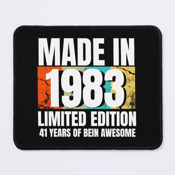 Item preview, 41 Years Old Birthday Shirt, Made in 1983 Limited Edition Shirt, Vintage Birthday Shirts, Retro Birthday Shirt for Men, 40th Birthday TShirt designed and sold by ShopSmart213.