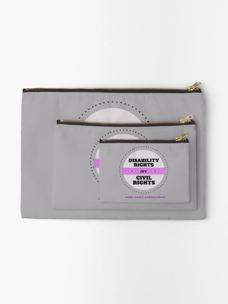 Thumbnail 2 of 4, Zipper Pouch, Disability Rights designed and sold by ShopAWN.