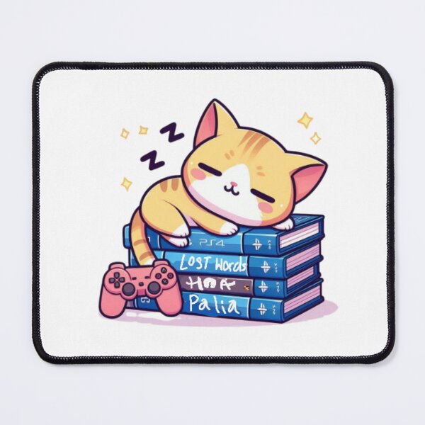 Item preview, Cozy Gamer Kitty designed and sold by Cariselle CozyCorner.