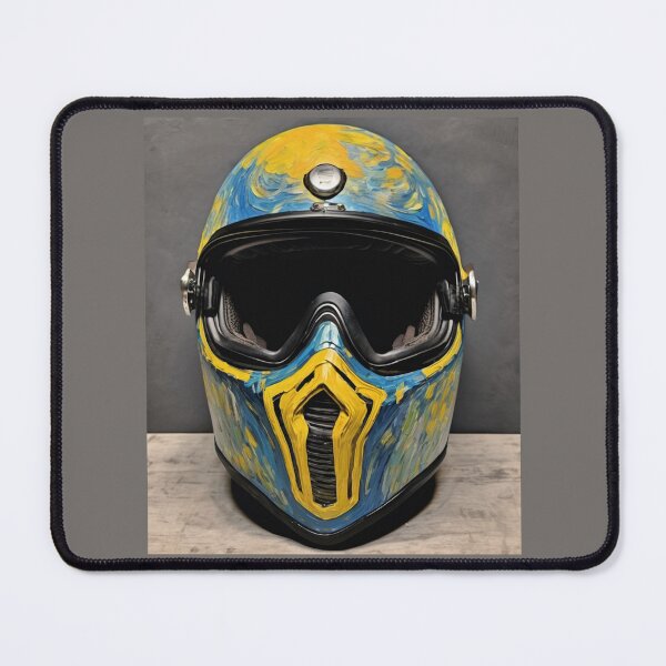 Item preview, "Stylized Motocross Helmet: Iconic Protection" designed and sold by Artisticanvas.