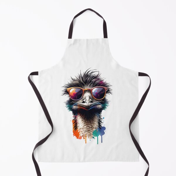 Item preview, Watercolor Emu Wearing Sunglasses designed and sold by TheAnimalZ00.