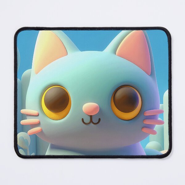 Item preview, Adorable 3D Cat Exploring a World of Flowers and Trees designed and sold by zoughlal.