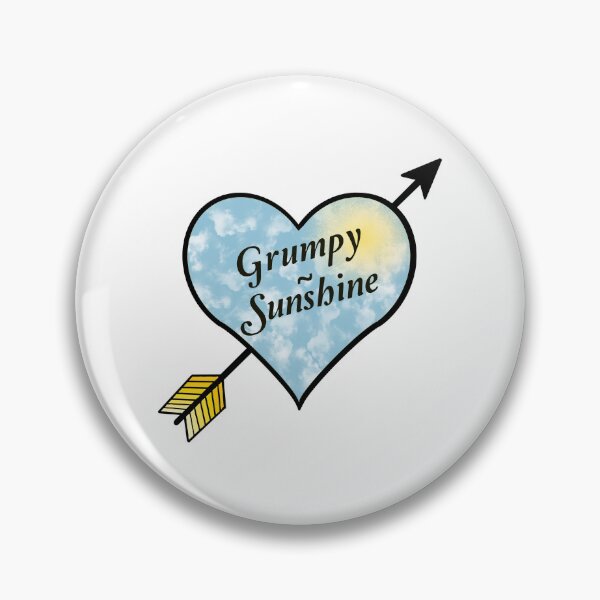 Item preview, Book Trope Love Heart - Grumpy Sunshine designed and sold by VHaywardDesigns.