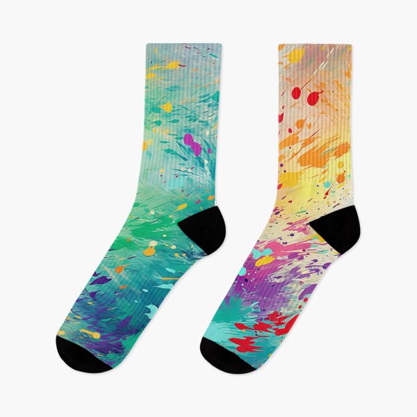 Item preview, Vibrant Abstract Dynamic Splatter Pattern designed and sold by bubblegoth.