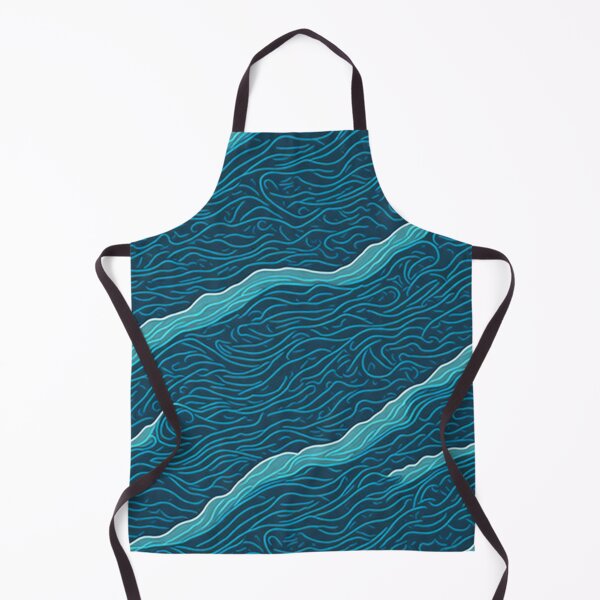 Item preview, Flowing Aqua Waves designed and sold by Daniel Haddad.