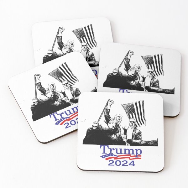 Item preview, Trump 2024 Raised Fist American Flag  designed and sold by obviouslogic.