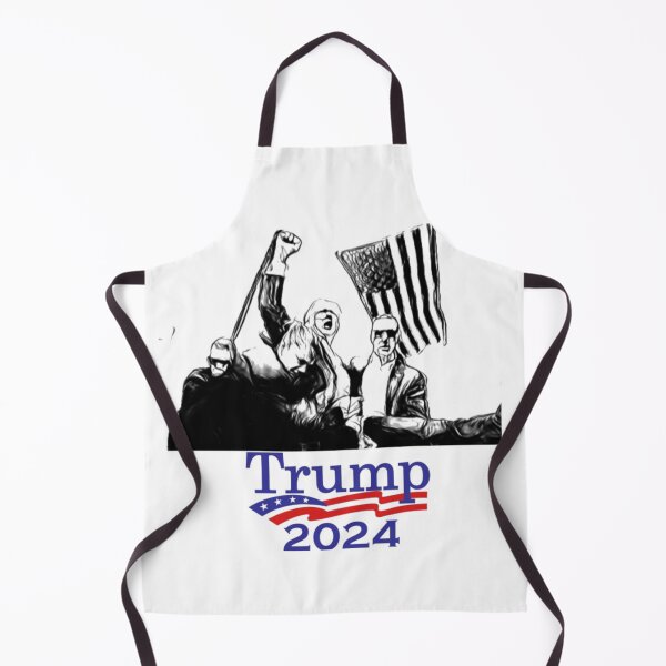 Item preview, Trump 2024 Raised Fist American Flag designed and sold by obviouslogic.