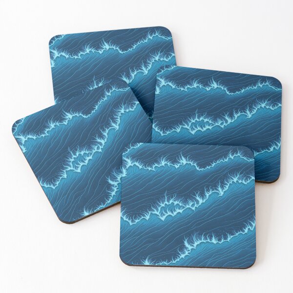Item preview, Electric Ocean Waves designed and sold by Daniel Haddad.
