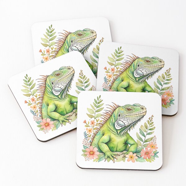 Item preview, Iguana And Flowers designed and sold by TheAnimalZ00.