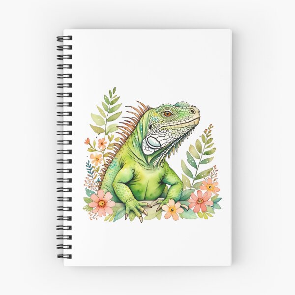 Item preview, Iguana And Flowers designed and sold by TheAnimalZ00.