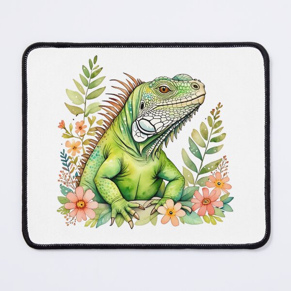 Item preview, Iguana And Flowers designed and sold by TheAnimalZ00.