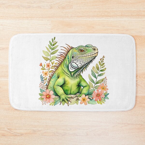Item preview, Iguana And Flowers designed and sold by TheAnimalZ00.