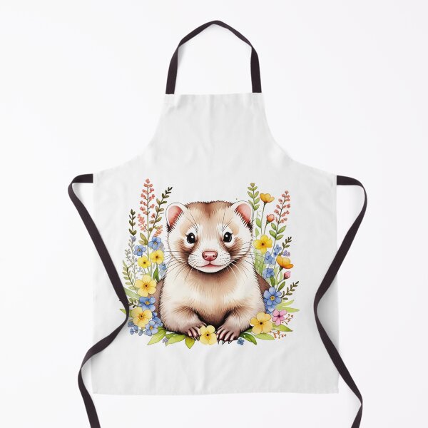 Artikelvorschau, Frettchen und Blumen entworfen und verkauft von TheAnimalZ00.