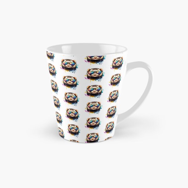 Item preview, Watercolor Ferret Wearing Sunglasses designed and sold by TheAnimalZ00.