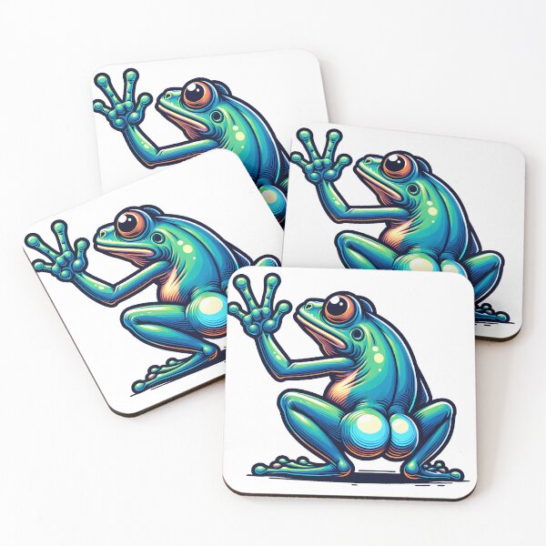 Item preview, Frog Butt Meme Sticker designed and sold by Travelcases.