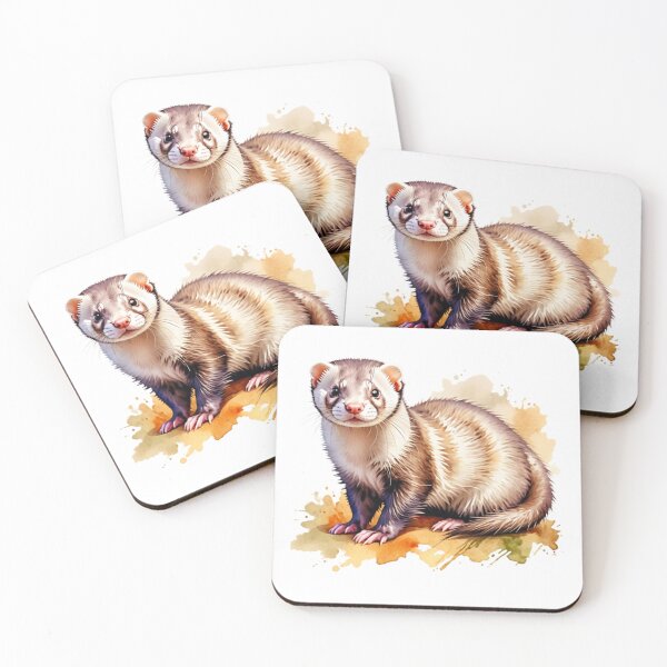 Item preview, Watercolor Ferret designed and sold by TheAnimalZ00.