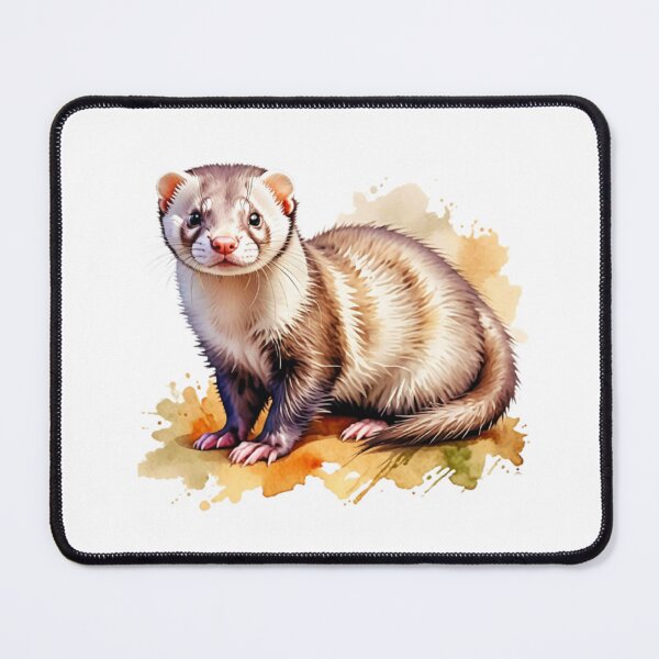 Item preview, Watercolor Ferret designed and sold by TheAnimalZ00.