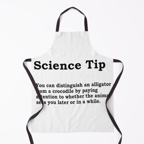 Item preview, Crocodile Alligator Funny Science Tip designed and sold by ScienceCorner.