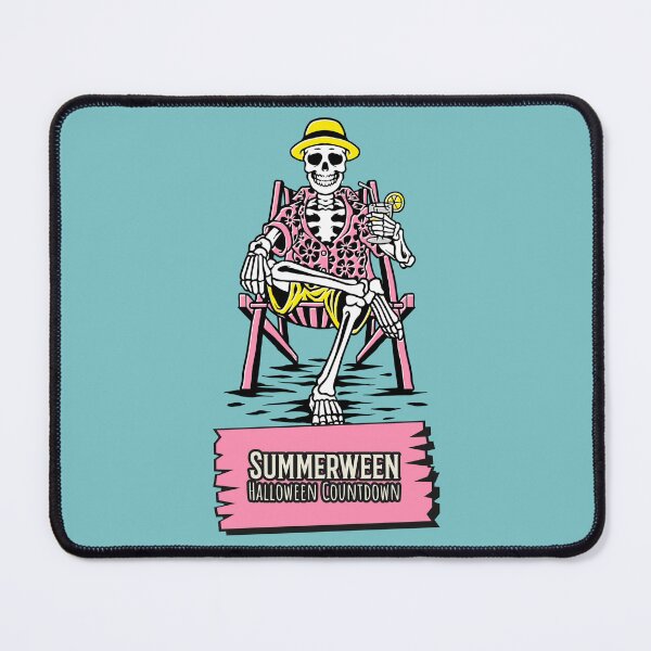 Item preview, Summerween Skeleton Halloween Countdown designed and sold by CalliesTees.