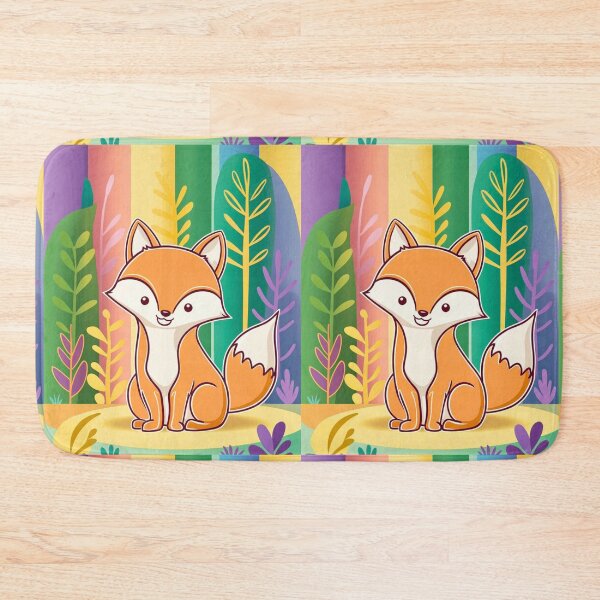 Item preview, Cute Fox. Adorable fox, watercolor fox, fox drawing, floral fox, fox image designed and sold by FoxVibes.