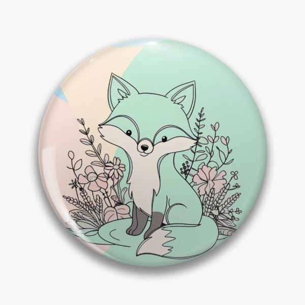 Artikelvorschau, Süßer Fuchs. Entzückender Fuchs, Aquarellfuchs, Fuchszeichnung, Blumenfuchs, Fuchsbild entworfen und verkauft von FoxVibes.