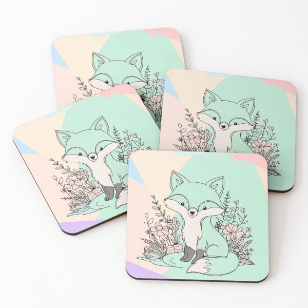 Artikelvorschau, Süßer Fuchs. Entzückender Fuchs, Aquarellfuchs, Fuchszeichnung, Blumenfuchs, Fuchsbild entworfen und verkauft von FoxVibes.