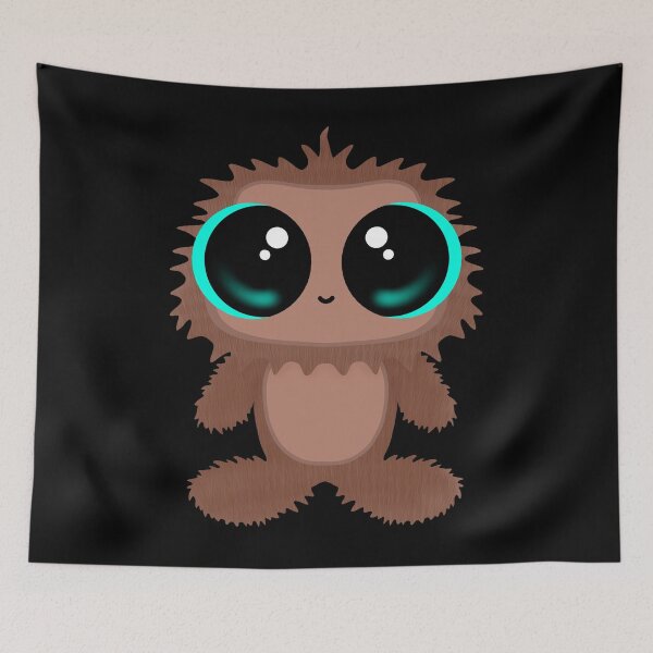 Item preview, Cute Little Big Eyed Bigfoot designed and sold by JMDesignHouse.