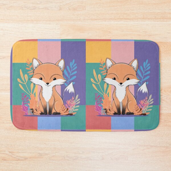 Item preview, Cute Fox. Adorable fox, watercolor fox, fox drawing, floral fox, fox image designed and sold by FoxVibes.