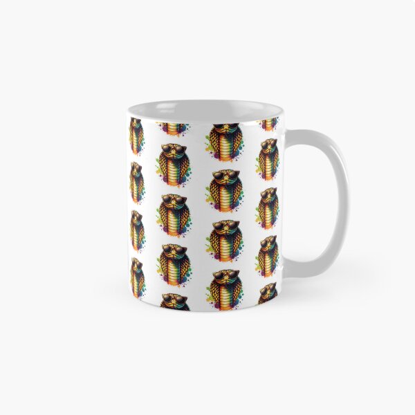 Item preview, Watercolor King Cobra Wearing Glasses designed and sold by TheAnimalZ00.