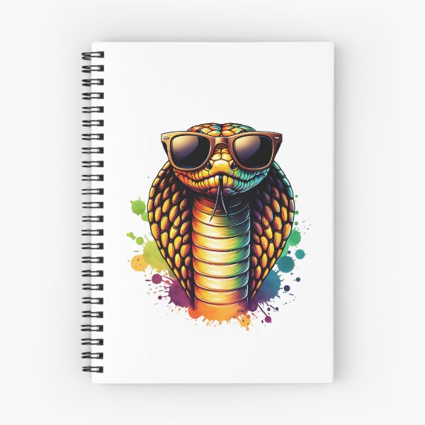 Item preview, Watercolor King Cobra Wearing Glasses designed and sold by TheAnimalZ00.
