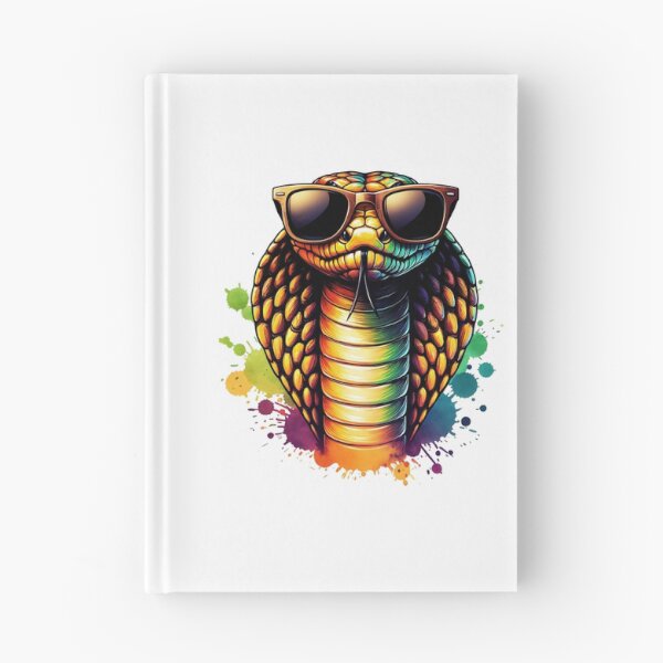 Item preview, Watercolor King Cobra Wearing Glasses designed and sold by TheAnimalZ00.