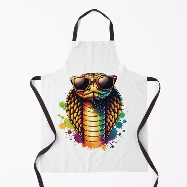 Item preview, Watercolor King Cobra Wearing Glasses designed and sold by TheAnimalZ00.