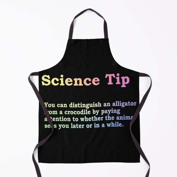 Item preview, Crocodile Alligator Funny Science Tip designed and sold by ScienceCorner.
