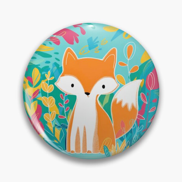 Artikelvorschau, Süßer Fuchs. Entzückender Fuchs, Aquarellfuchs, Fuchszeichnung, Blumenfuchs, Fuchsbild entworfen und verkauft von FoxVibes.