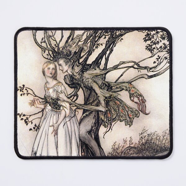 Artikelvorschau, Die alte Frau im Walde - Brüder Grimm - Arthur Rackham entworfen und verkauft von forgottenbeauty.