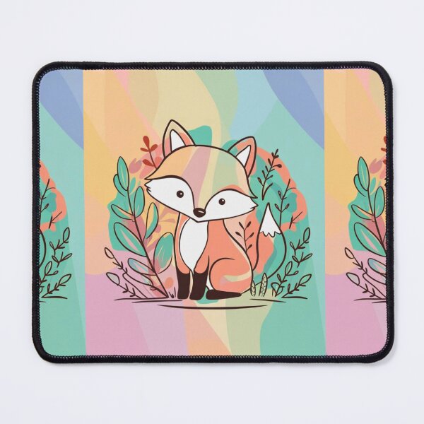 Item preview, Cute Fox. Adorable fox, watercolor fox, fox drawing, floral fox, fox image designed and sold by FoxVibes.