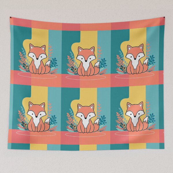 Artikelvorschau, Süßer Fuchs. Entzückender Fuchs, Aquarellfuchs, Fuchszeichnung, Blumenfuchs, Fuchsbild entworfen und verkauft von FoxVibes.