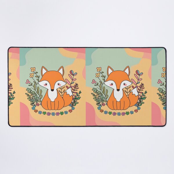 Item preview, Cute Fox. Adorable fox, watercolor fox, fox drawing, floral fox, fox image designed and sold by FoxVibes.