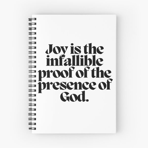 Item preview, Joy is the infallible proof of the presence of God.  designed and sold by CharmStudio.