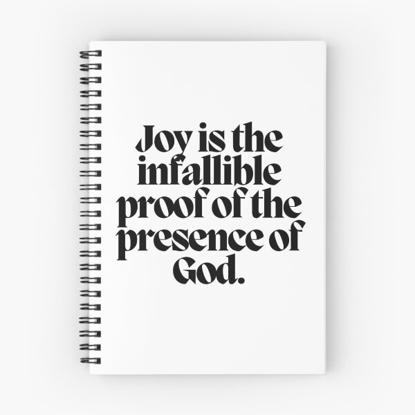 Item preview, Joy is the infallible proof of the presence of God.  designed and sold by CharmStudio.