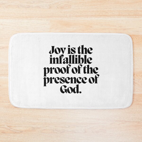 Item preview, Joy is the infallible proof of the presence of God. designed and sold by CharmStudio.