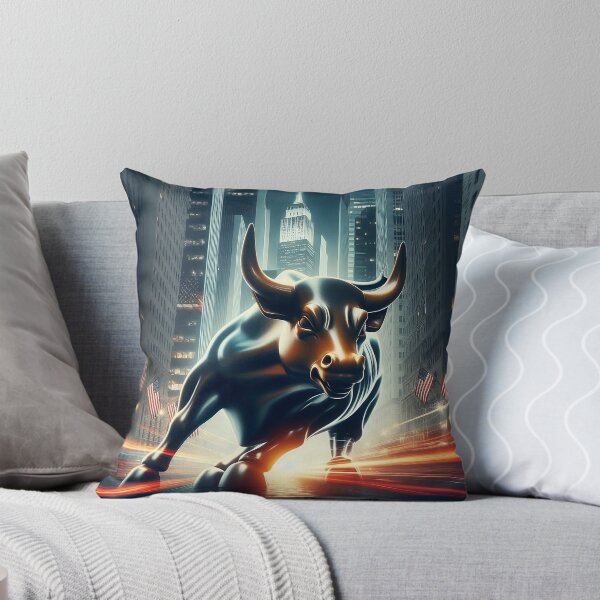 Item preview, new york Stock Market charging bull ( wall street bullish) designed and sold by LeStudioSHB.