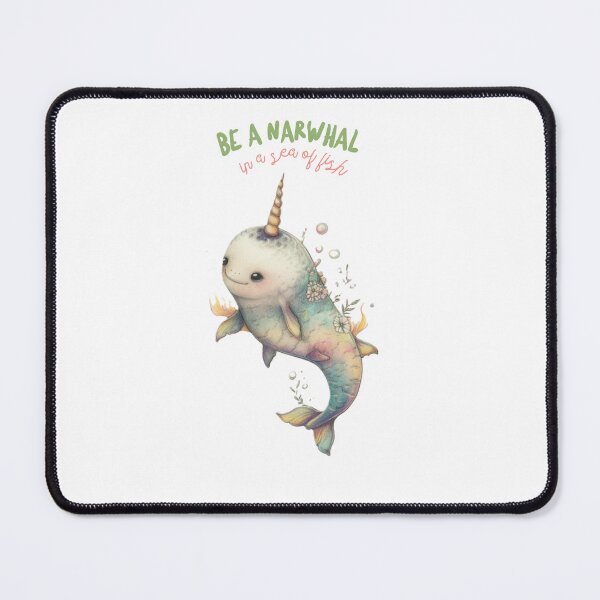 Item preview, Be a Narwhal in a Sea of Fish designed and sold by 'Tude Tees.