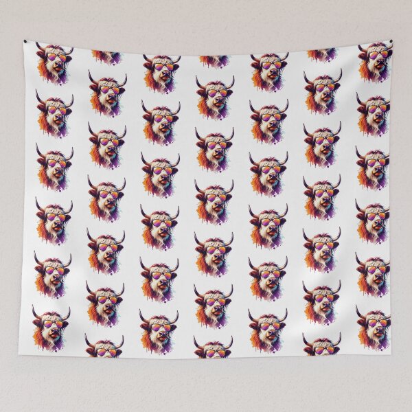 Item preview, Yak Wearing Sunglasses designed and sold by TheAnimalZ00.